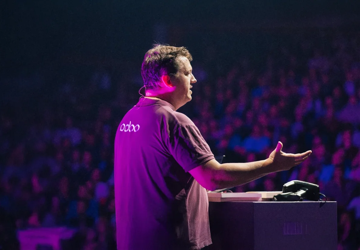 Opening keynote Odoo Experience 2025 у Brussels Expo