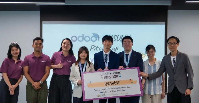 Команда 3 Nuts — переможці першого Odoo X HSUHK Pitch Cup