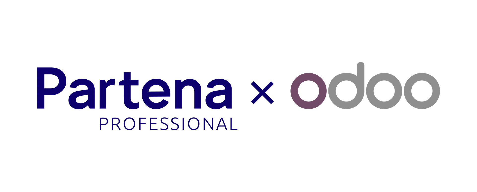Логотипи Partena Professional і Odoo